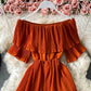 Cute A line dress fashion dress  845