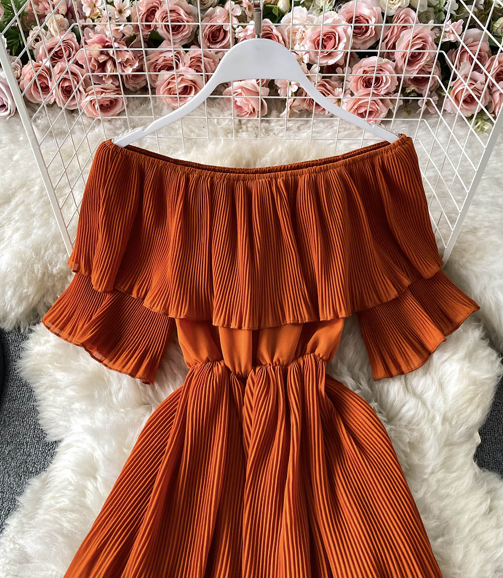Cute A line dress fashion dress  845