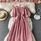 Cute A line short dress  849