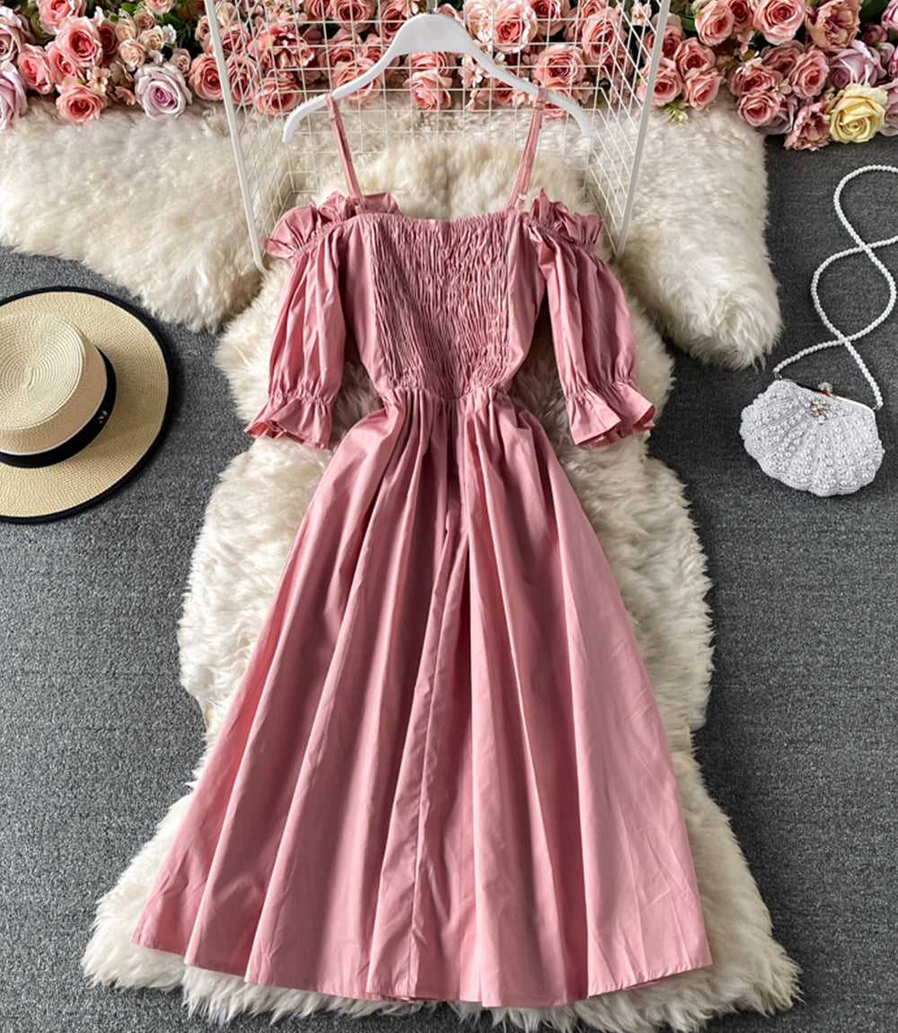 Cute A line short dress  849