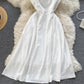 Simple A line short dress fashion girl dress  765