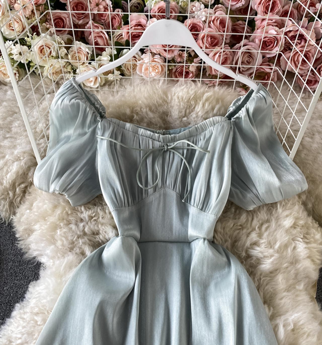 Cute A line short dress fashion dress  717