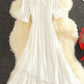 Cute A line dress short sleeve dress summer dress  1126