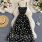 Cute A line tulle floral dress  766