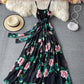 Stylish A line floral pattern dress  883