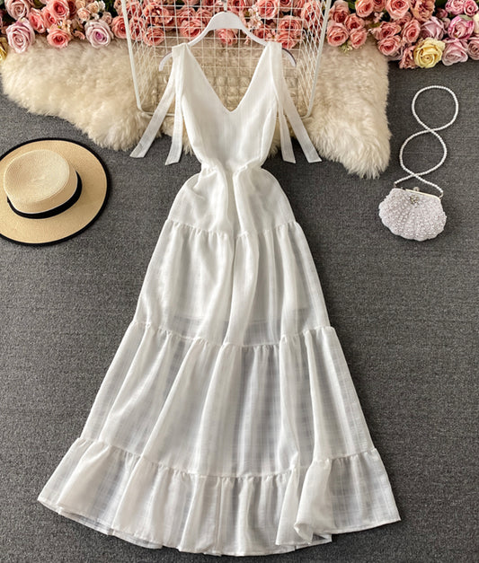 Süßes kurzes Kleid in A-Linie Modekleid 878