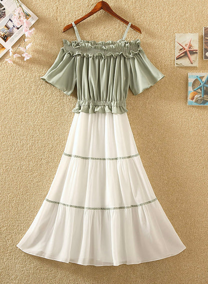 Süßes Chiffonkleid Sommerkleid 1108