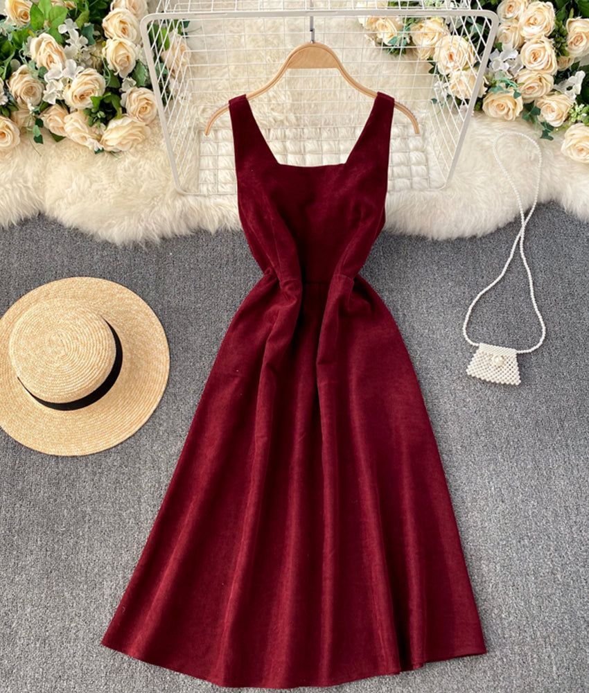 Süßes kurzes Kleid in A-Linie Modekleid 884
