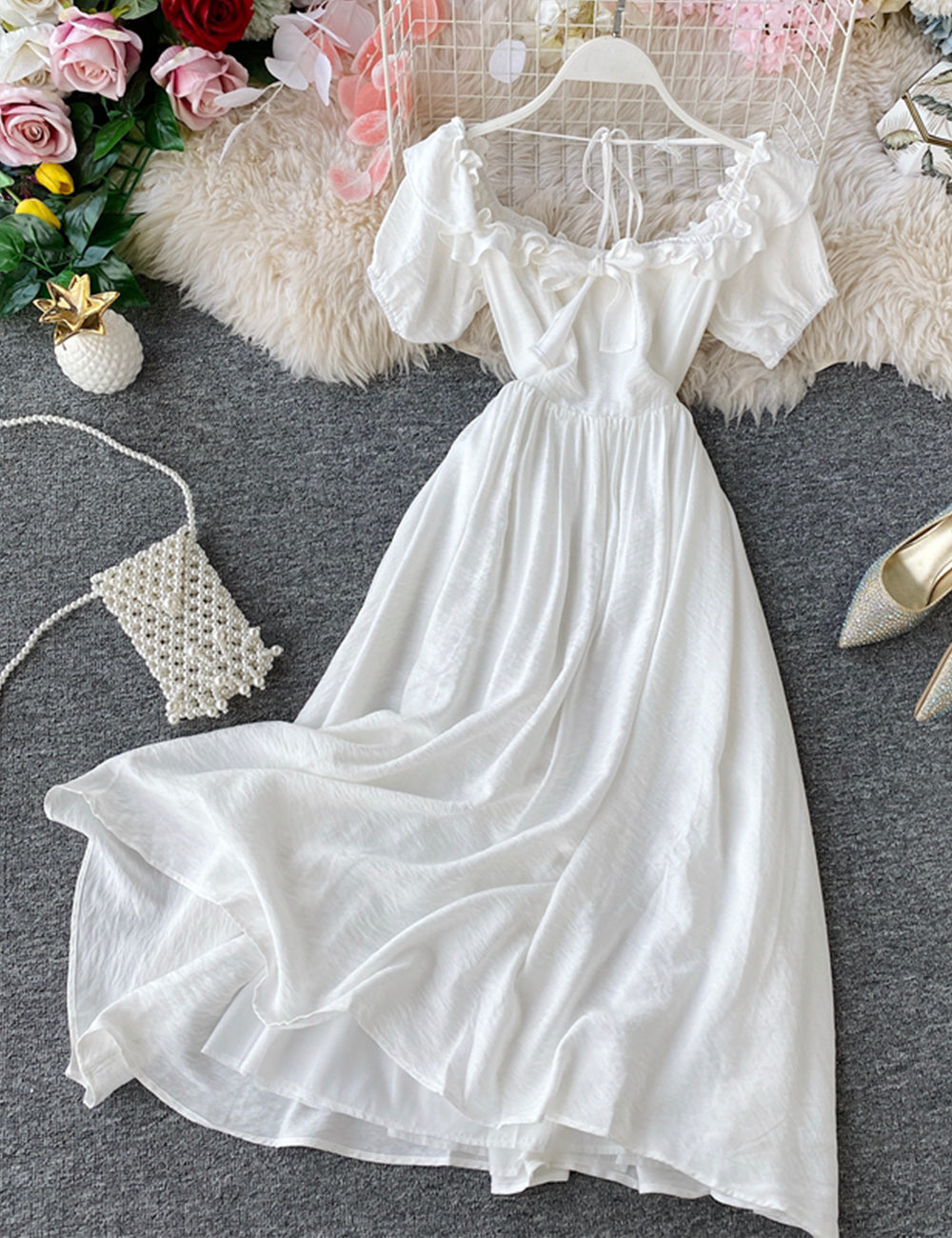 Cute A line summer dress women's dress  1223