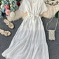 Lovely cutout short sleeve dress  1043