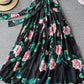 Stylish A line floral pattern dress  883