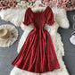 Cute A line short dress fashion dress  716