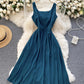 Simple A line short dress fashion girl dress  765