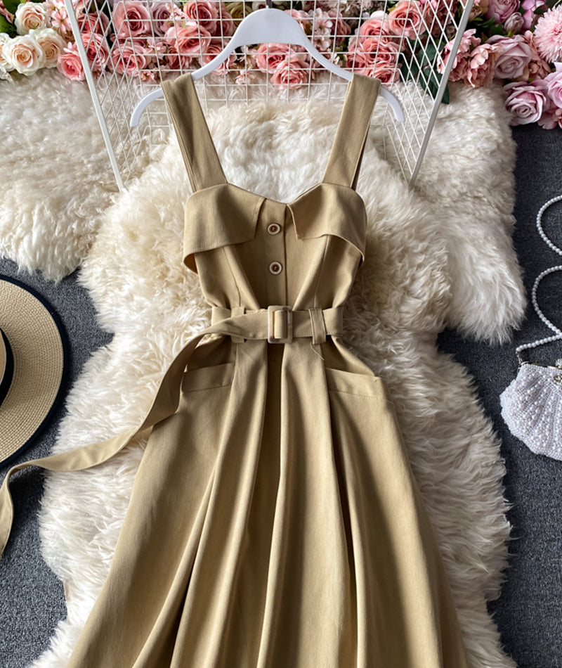 Jolie robe trapèze en velours côtelé 941