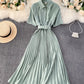 Simple A line dress fashion dress  881