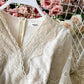 Elegant v neck lace long sleeve dress  966