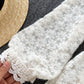 A line v neck lace long sleeve dress  925