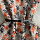 Cute A line floral dress lace dress  794