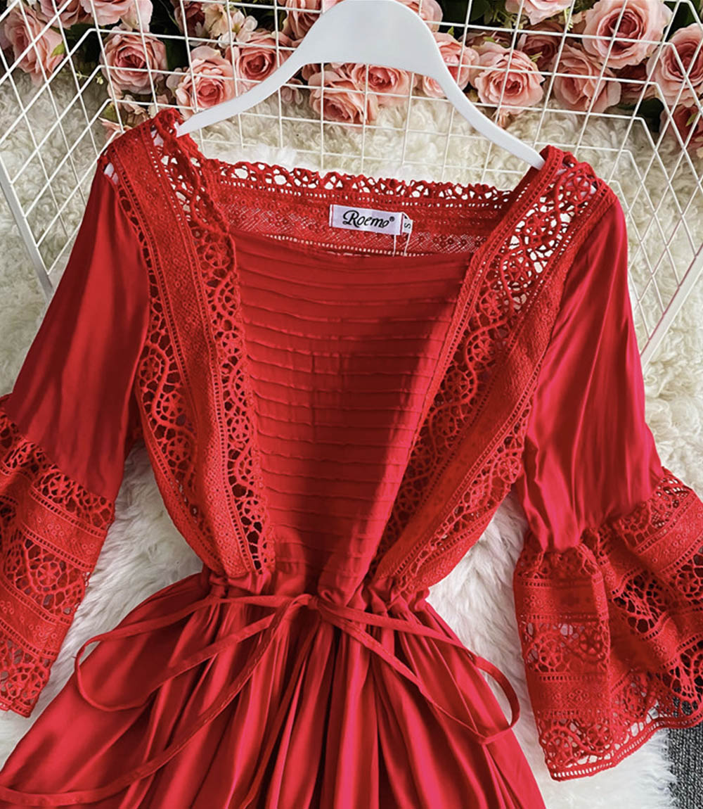 Cute A line short dress fashion dress  844