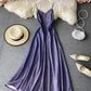 Shiny A line dress fashion dress  825
