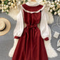 Cute A line short dress fashion dress  873