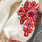 Loose embroidered dress long sleeve dress  1015