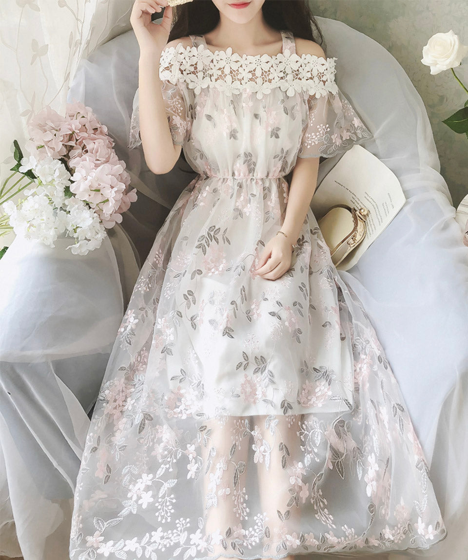 Cute lace summer dress fashion dress  1112