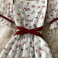 Süßes Blumenkleid in A-Linie, kurzes Kleid 807