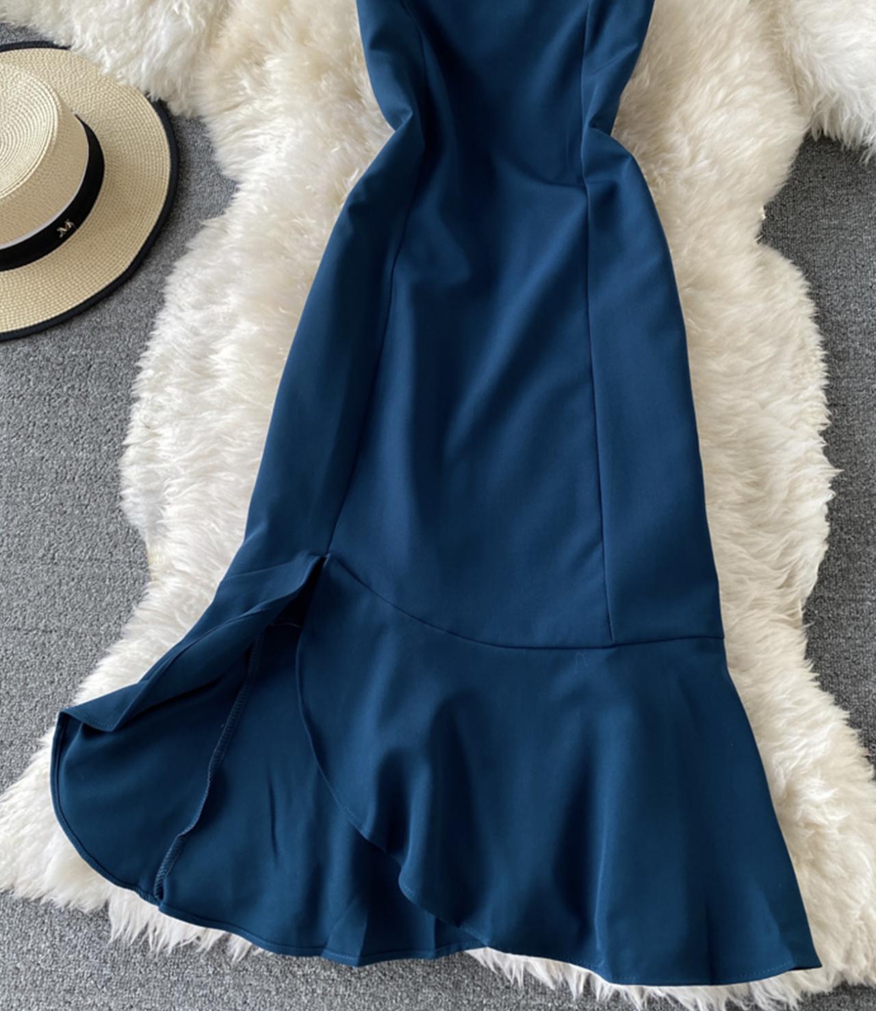 Cute A line short dress fashion dress  751