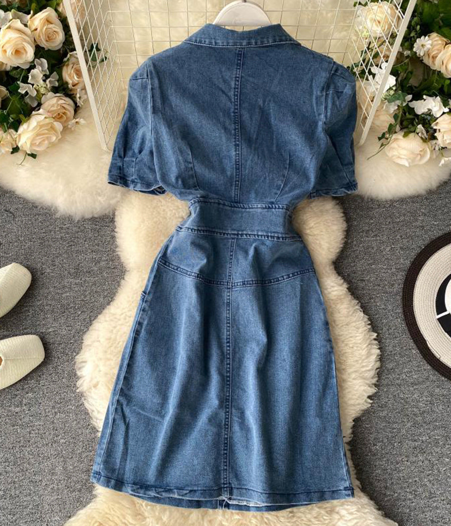 Fashionable denim dress  1292