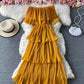 Cute A line dress fashion dress  845