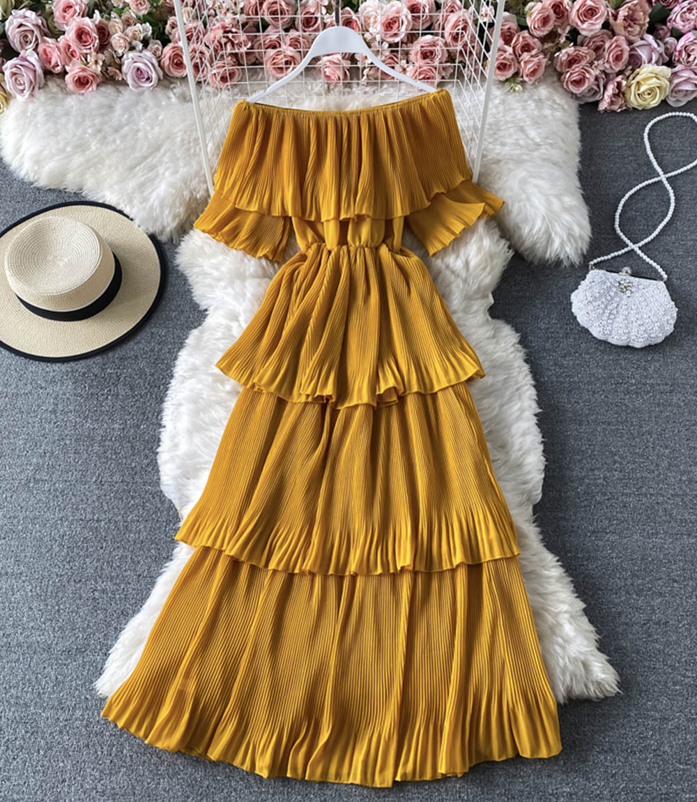 Cute A line dress fashion dress  845