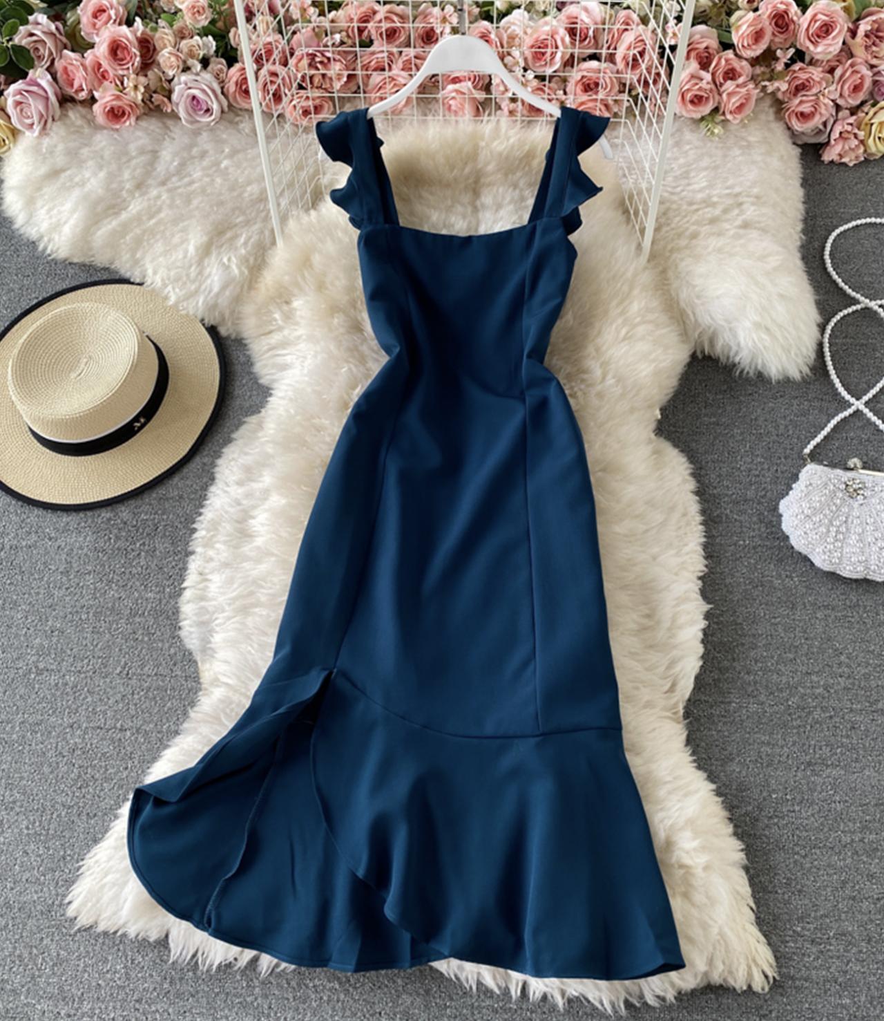 Cute A line short dress fashion dress  751