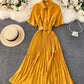 Simple A line dress fashion dress  881
