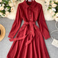 Cute A line shirt dress  935