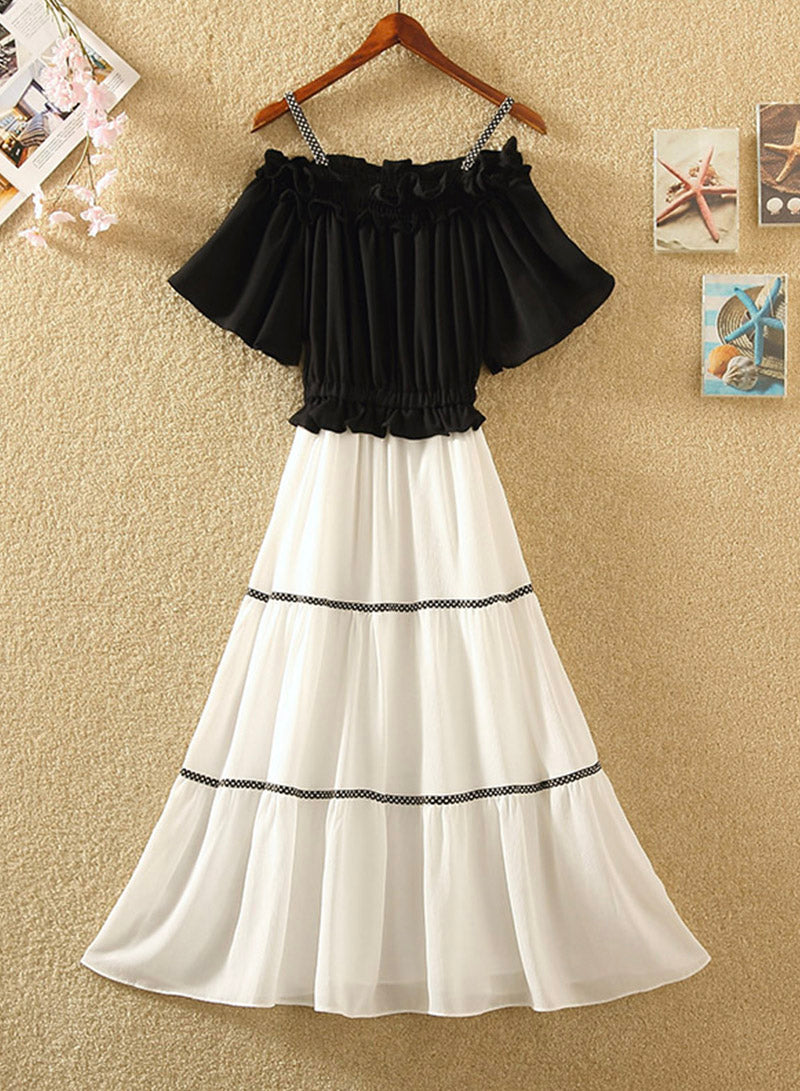 Süßes Chiffonkleid Sommerkleid 1108