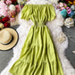 Fashion girl dress A line summer dress  1239