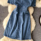 Fashionable denim dress  1292