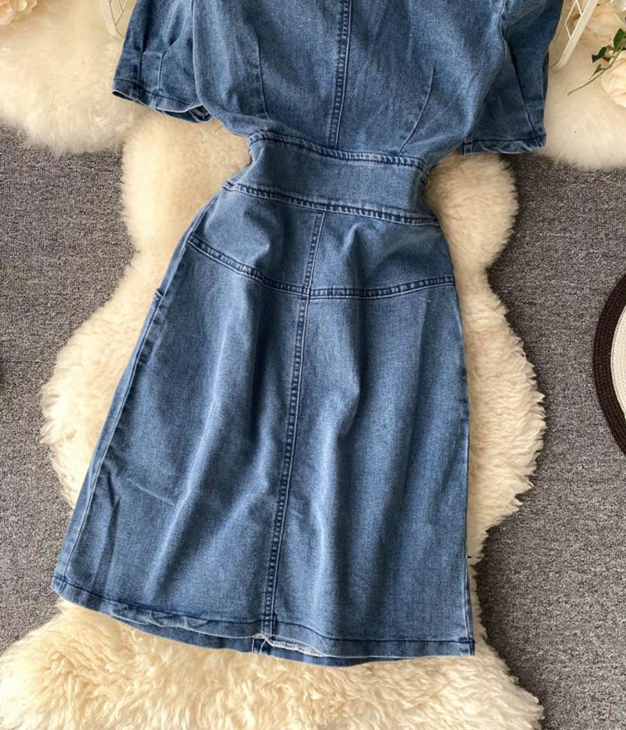 Fashionable denim dress  1292