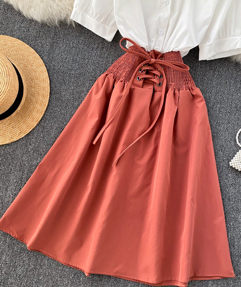 Schönes Spleißkleid in A-Linie 929