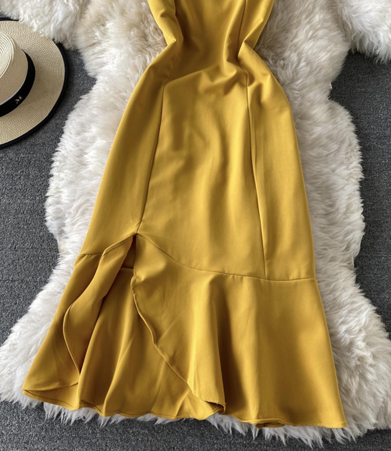 Cute A line short dress fashion dress  751