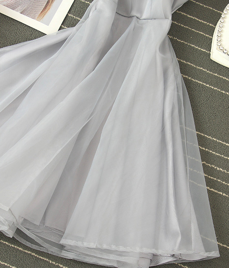 Cute tulle short dress mini dress  1197