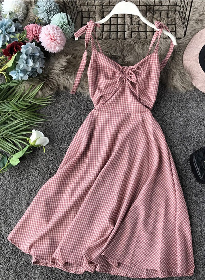 Minikleid süßes trägerloses Kleid Sommerkleid 1128