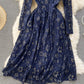 Elegantes Spitzenkleid mit langen Ärmeln Kleid in A-Linie 776