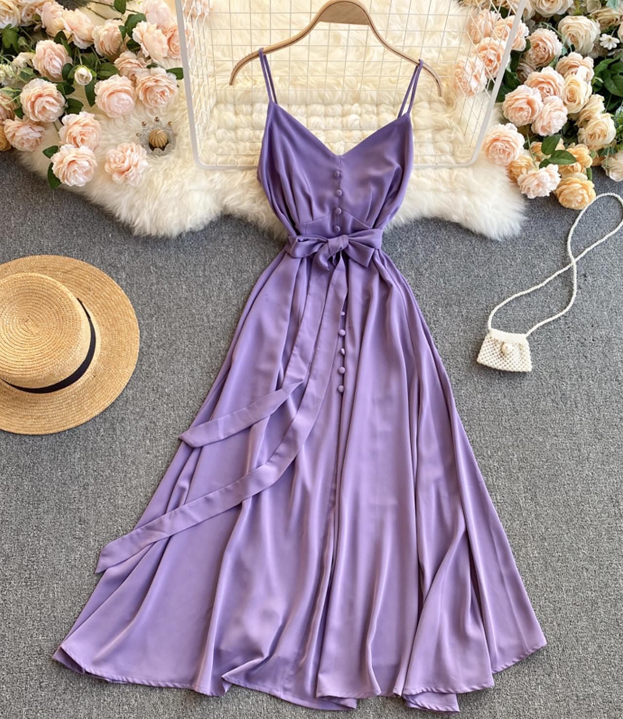 Cute A line chiffon dress fashion dress  740