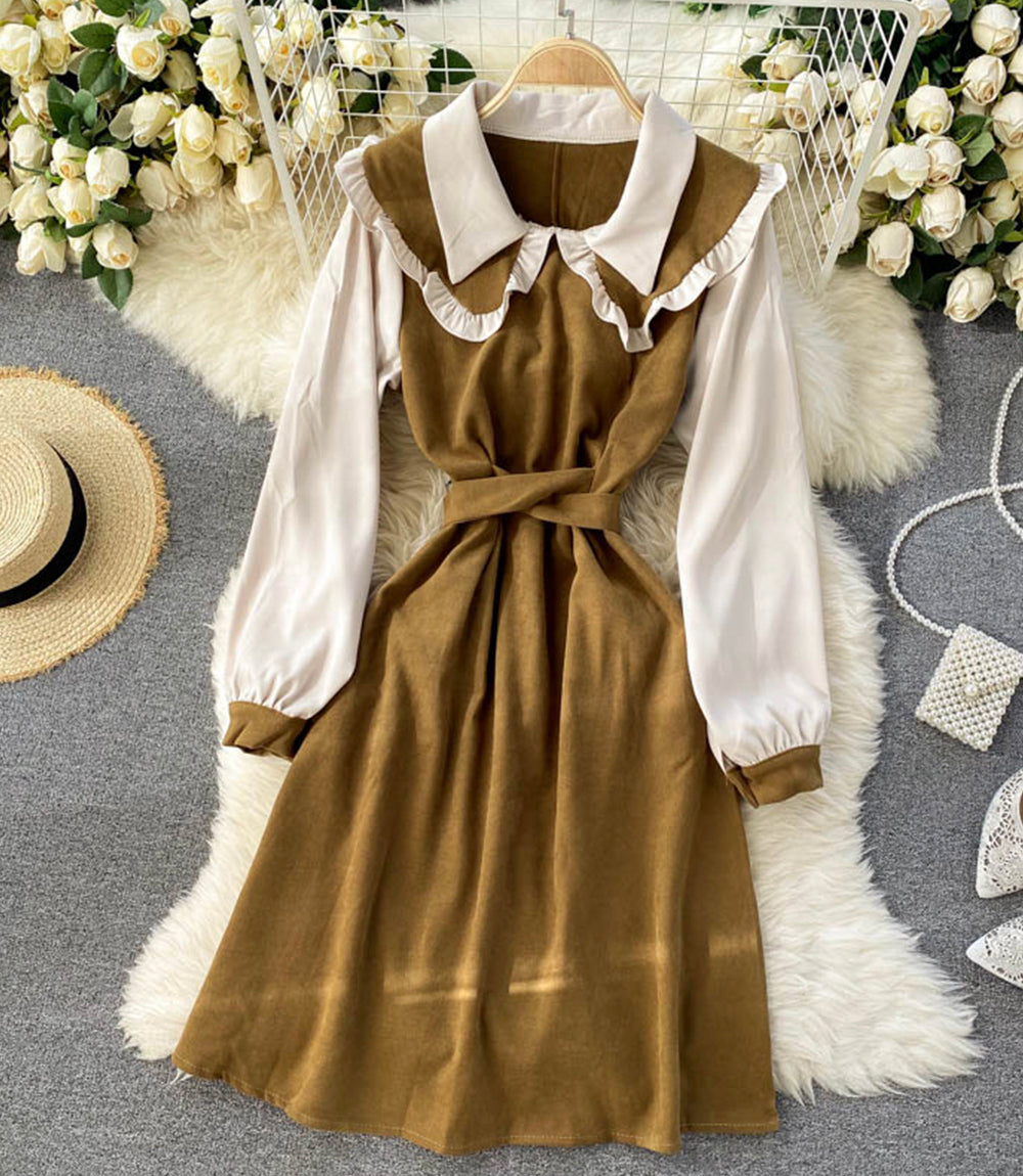 Cute A line short dress fashion dress  873