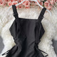 Black A line dress fashion dress  726