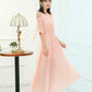 Cute chiffon A line girl dress summer dress  1187