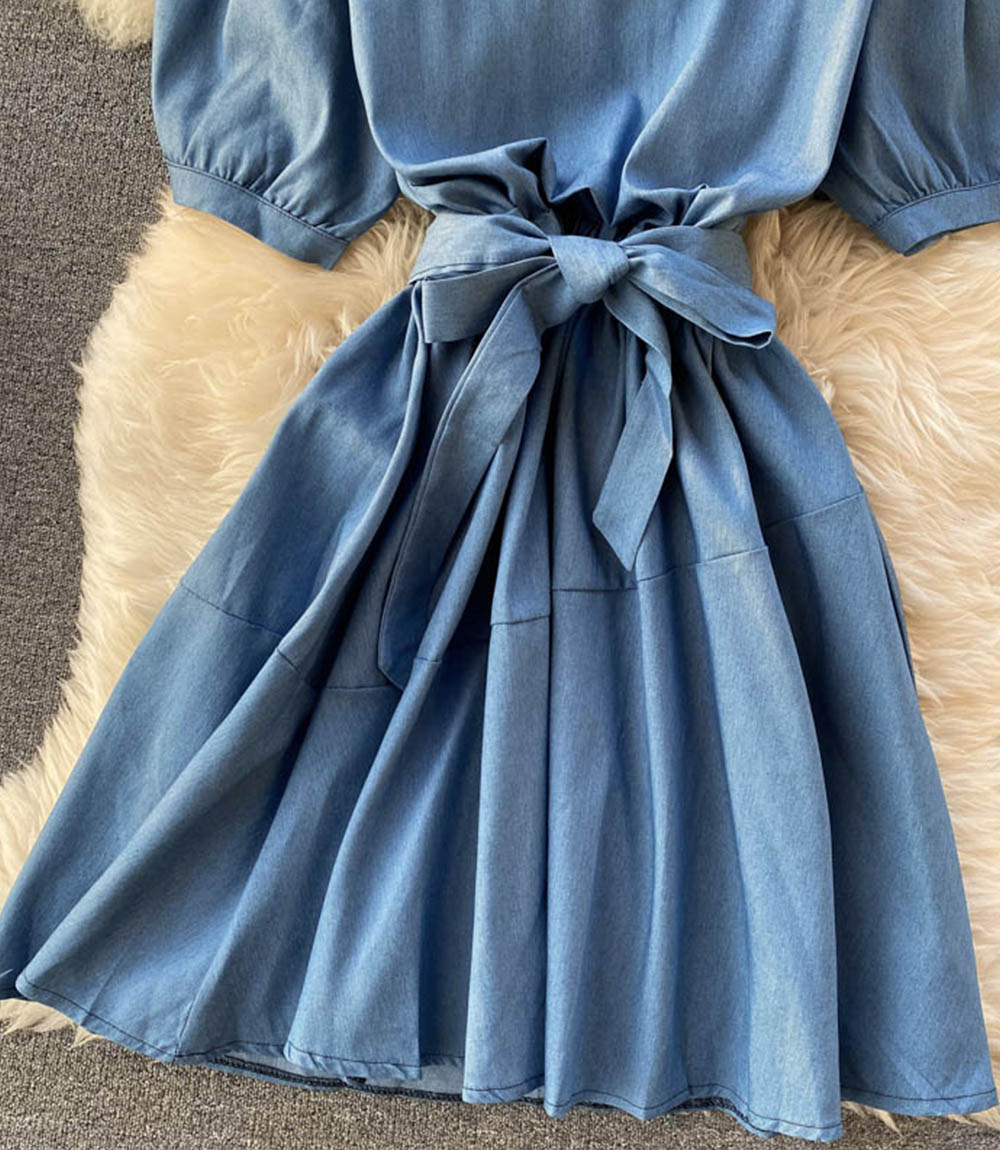 Cute A line short dress fashion dress  858