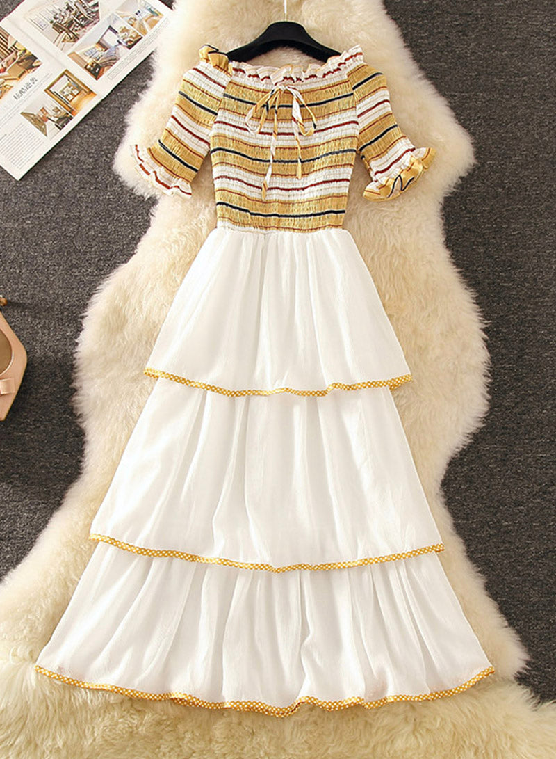 Süßes Chiffonkleid Sommerkleid 1109 